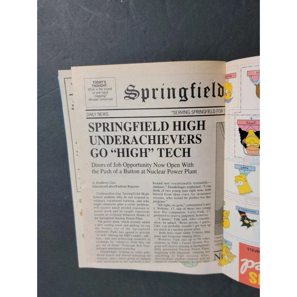 Vintage 1991 Simpsons Illustrated Magazine Premiere Issue